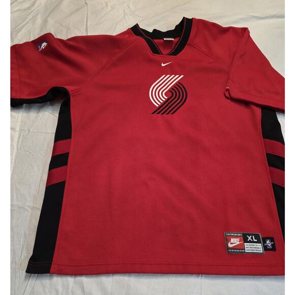 Portland Trail Blazers Vintage Nike Warmup Shooting Basketball Jacket, Size XL - Picture 1 of 6